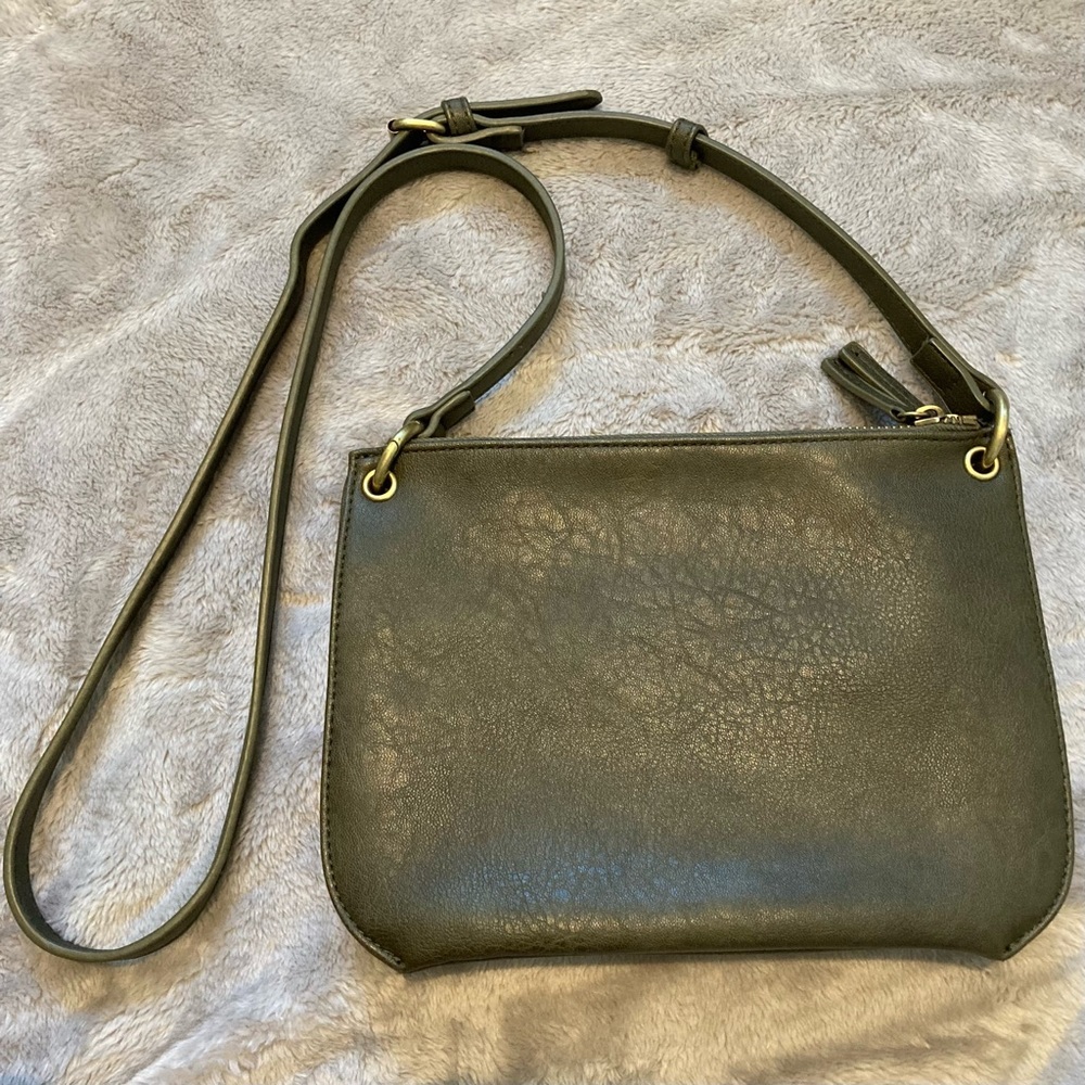 Anthropologie Olive Green Crossbody Bag - Picture 5 of 12